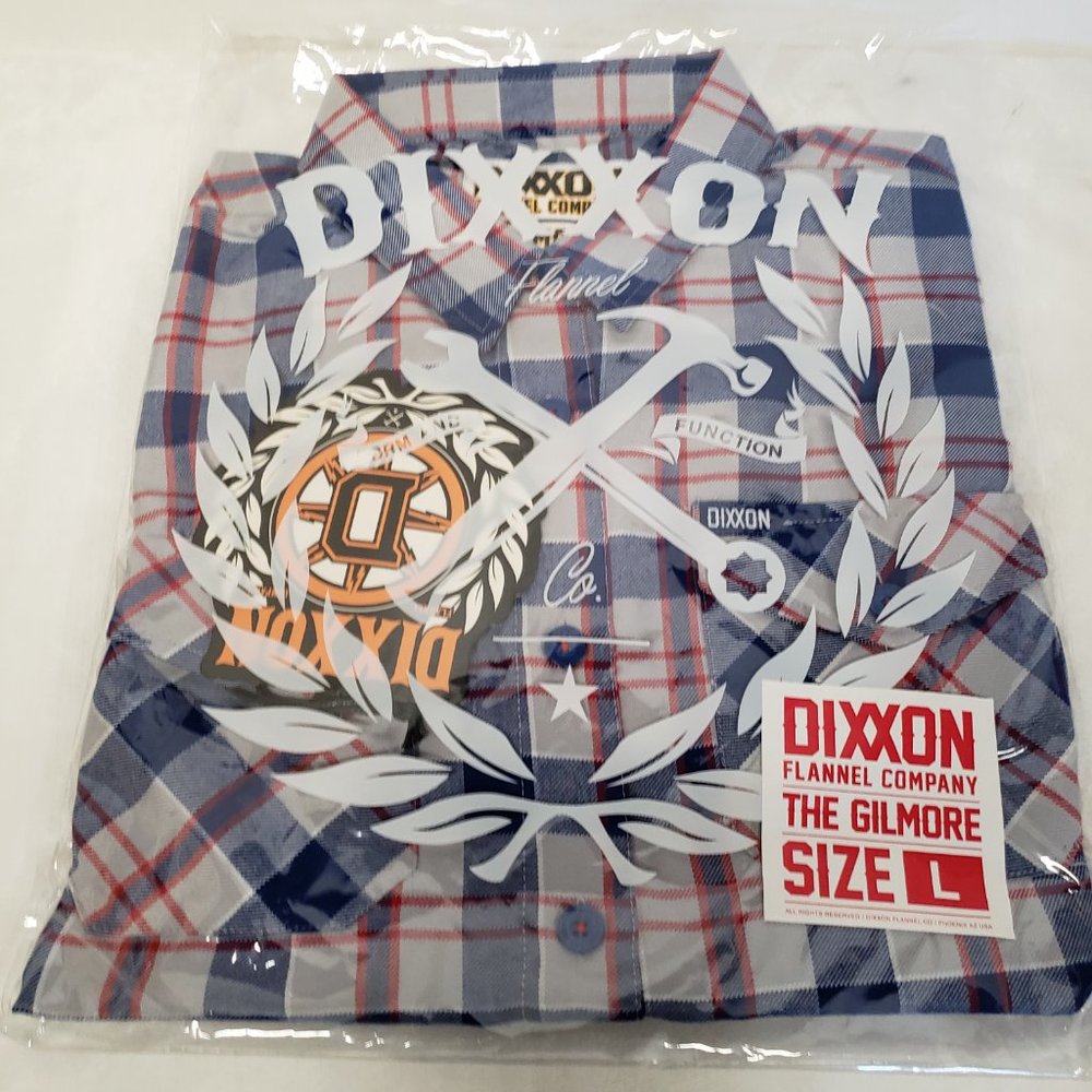 Dixxon Women's Blue Plaid Flannel Shirt